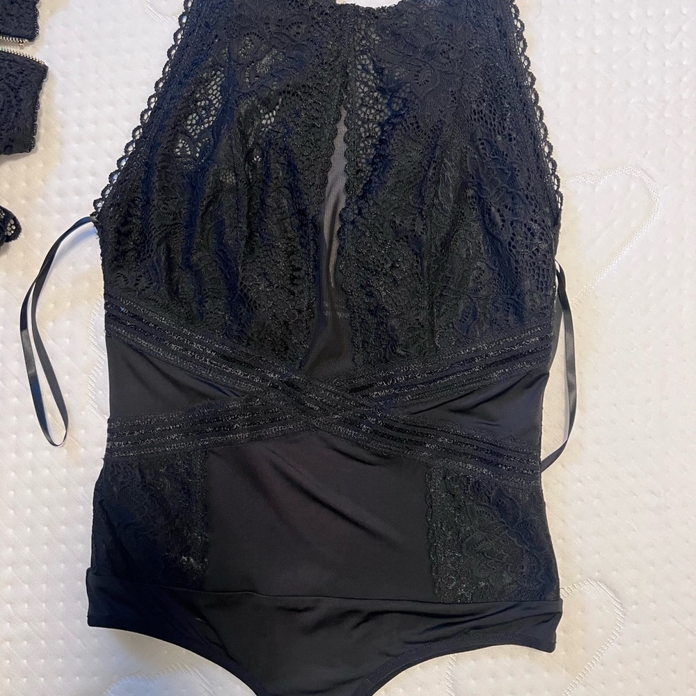 Black Lace Bodysuit